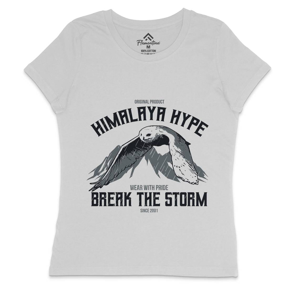 Owl Himalaya Womens Crew Neck T-Shirt Animals B743