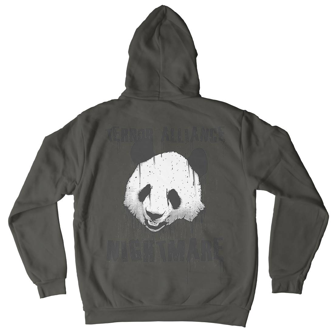 Panda Terror Mens Hoodie With Pocket Animals B745
