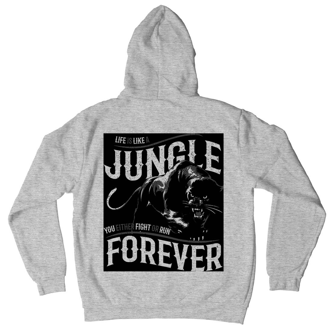Panther Jungle Mens Hoodie With Pocket Animals B746