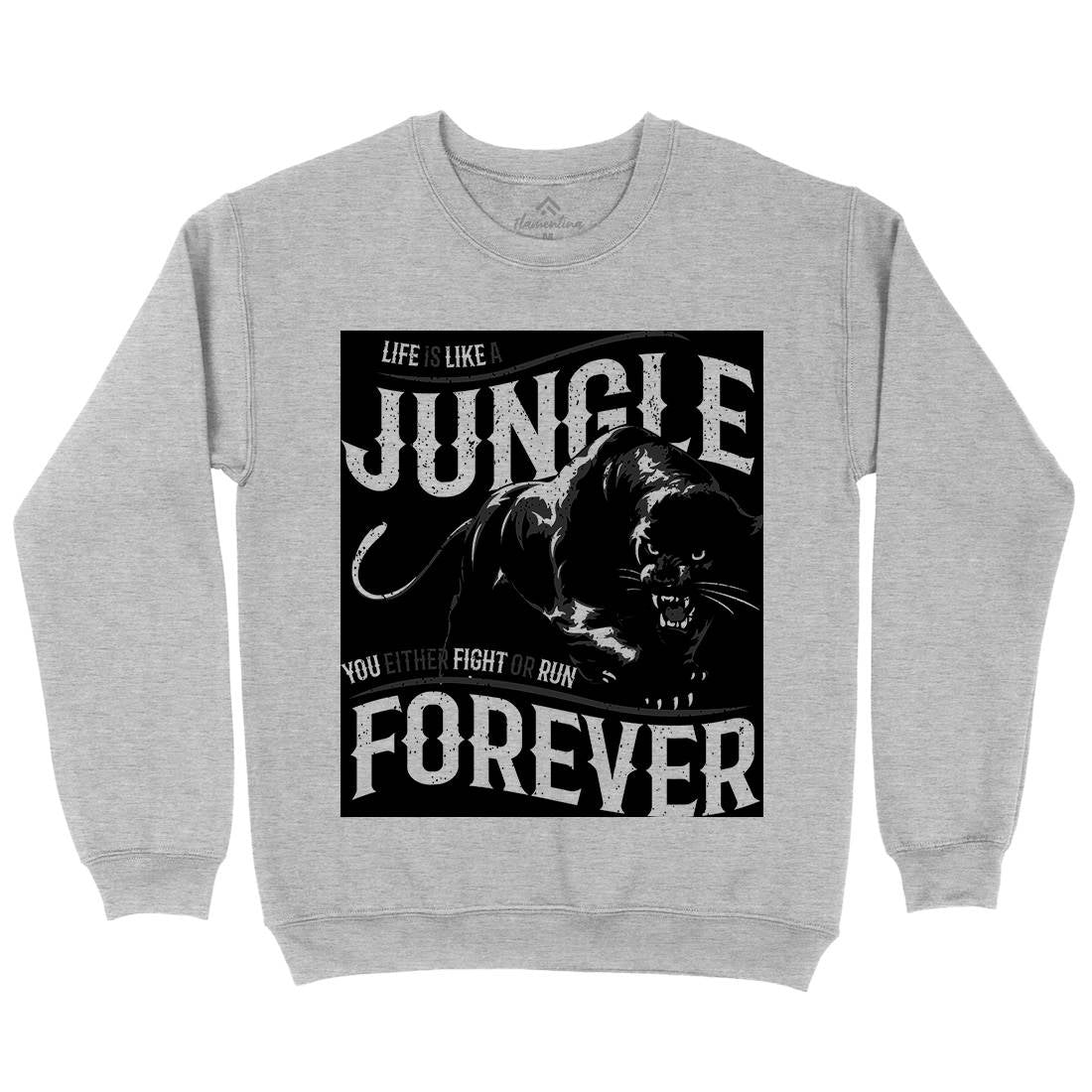 Panther Jungle Kids Crew Neck Sweatshirt Animals B746