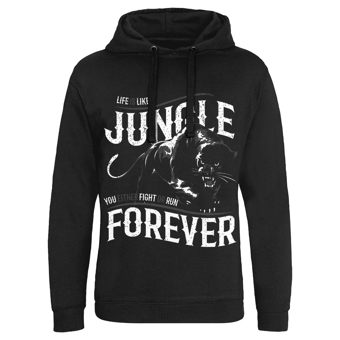 Panther Jungle Mens Hoodie Without Pocket Animals B746