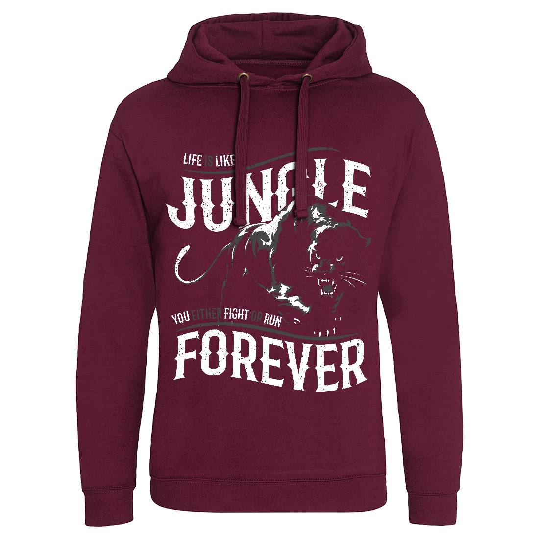 Panther Jungle Mens Hoodie Without Pocket Animals B746