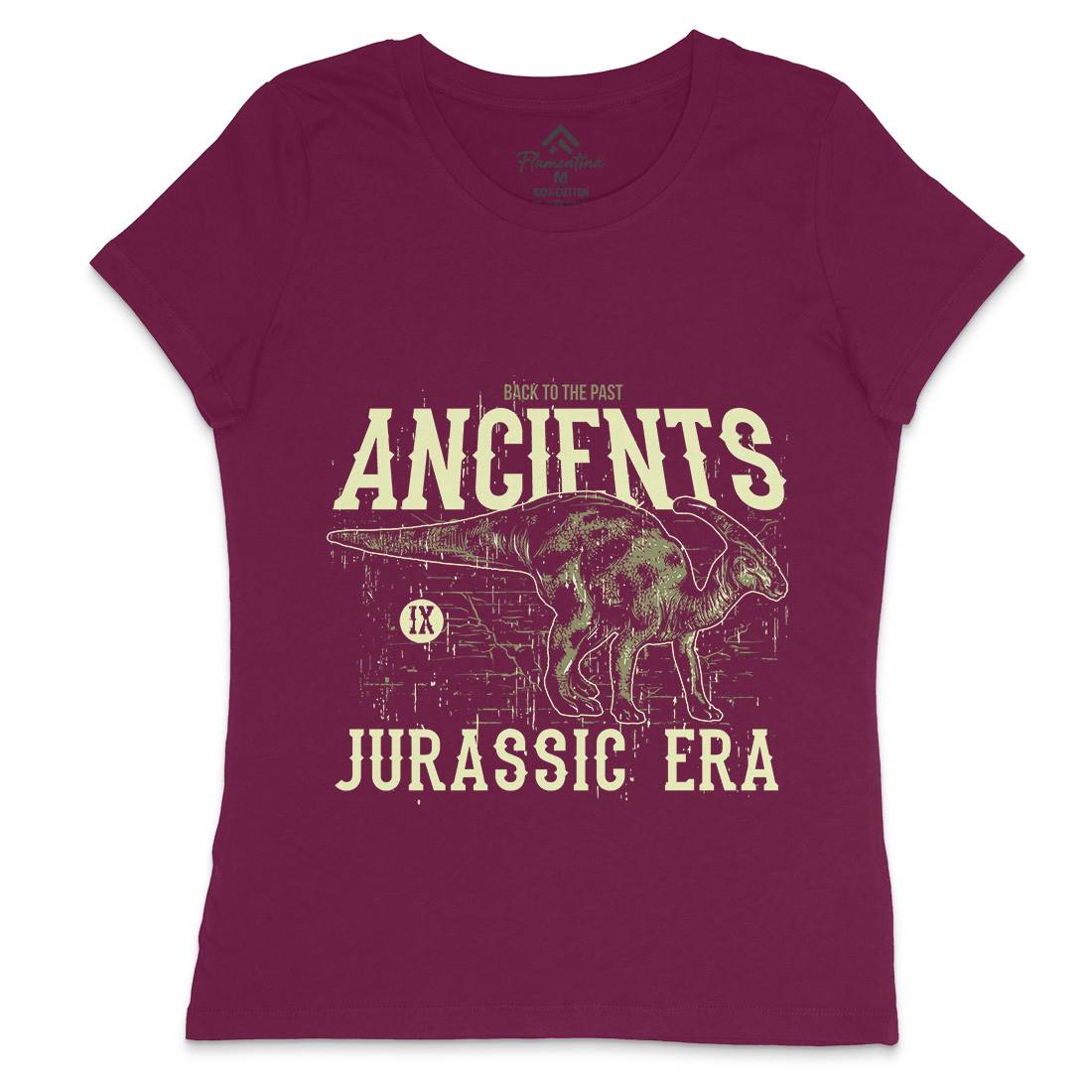 Parasaurolophus Womens Crew Neck T-Shirt Animals B748
