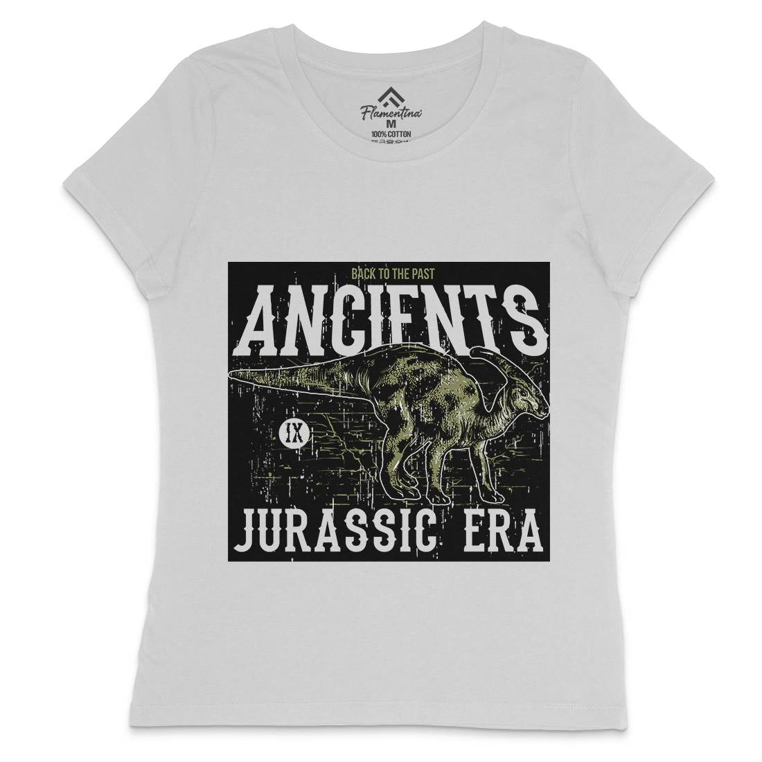 Parasaurolophus Womens Crew Neck T-Shirt Animals B748