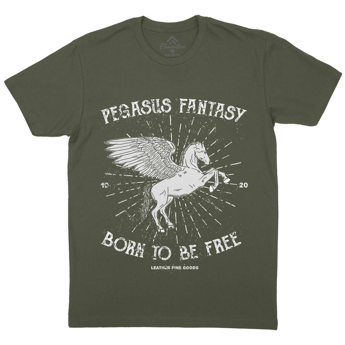 Pegasus Fantasy Mens Crew Neck T-Shirt Animals B749
