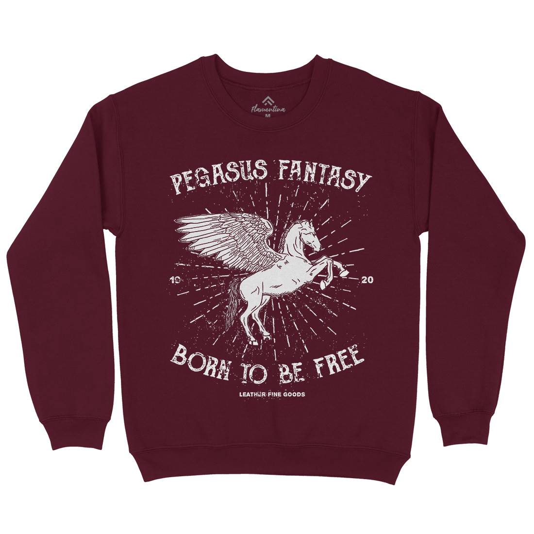 Pegasus Fantasy Kids Crew Neck Sweatshirt Animals B749