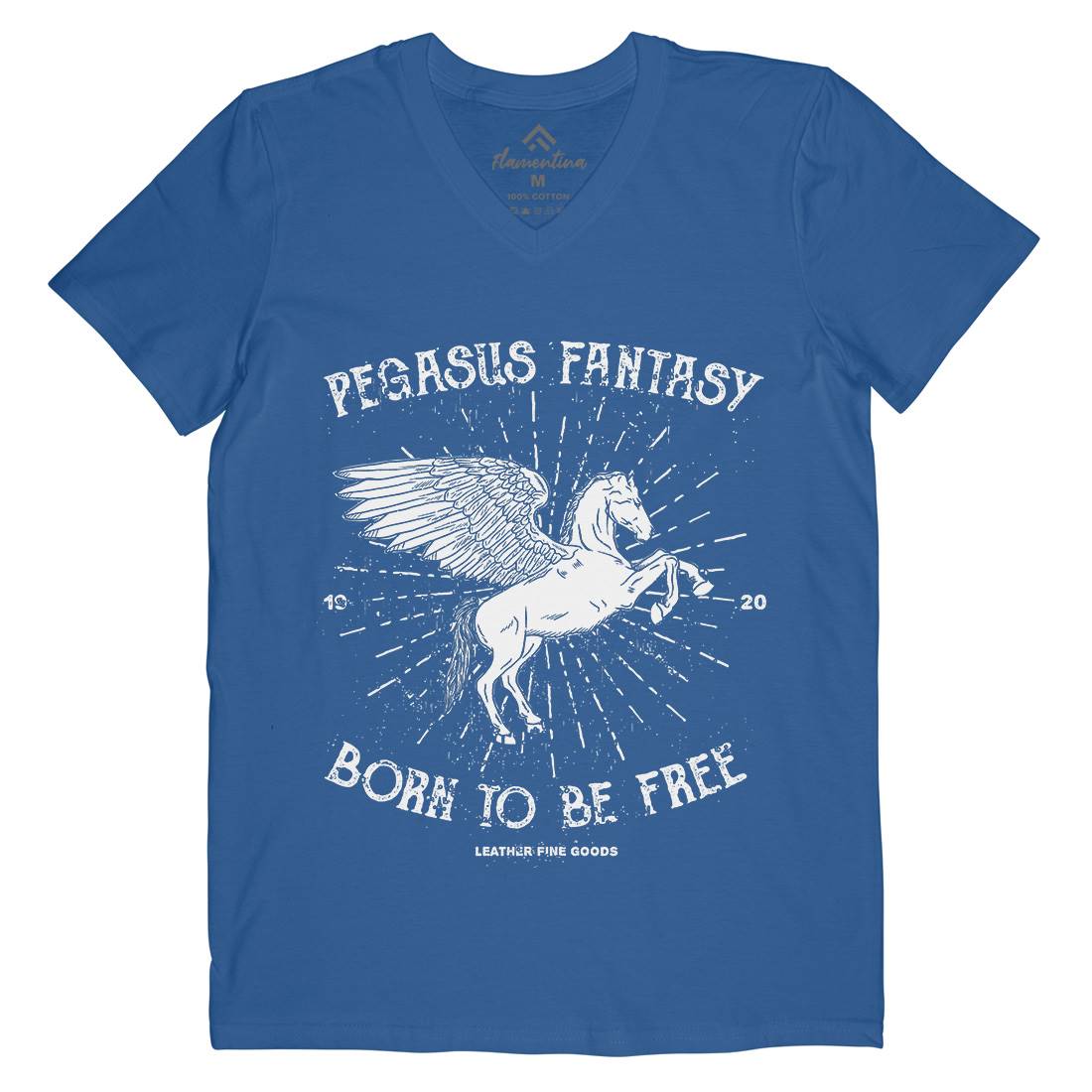 Pegasus Fantasy Mens V-Neck T-Shirt Animals B749