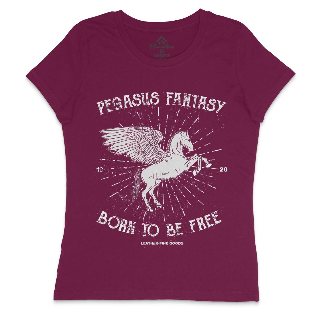 Pegasus Fantasy Womens Crew Neck T-Shirt Animals B749