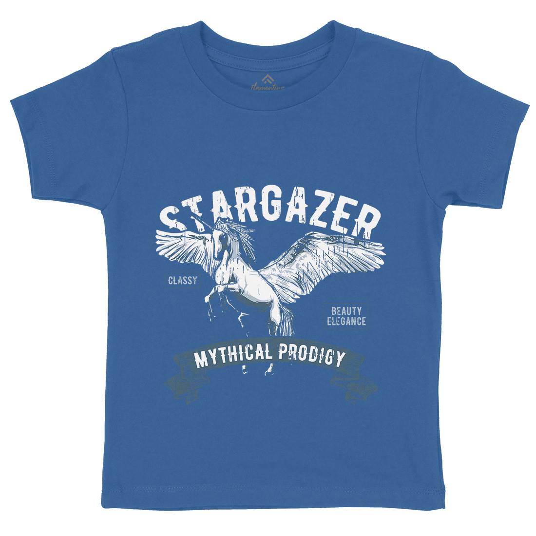 Pegasus Stargazer Kids Crew Neck T-Shirt Animals B750