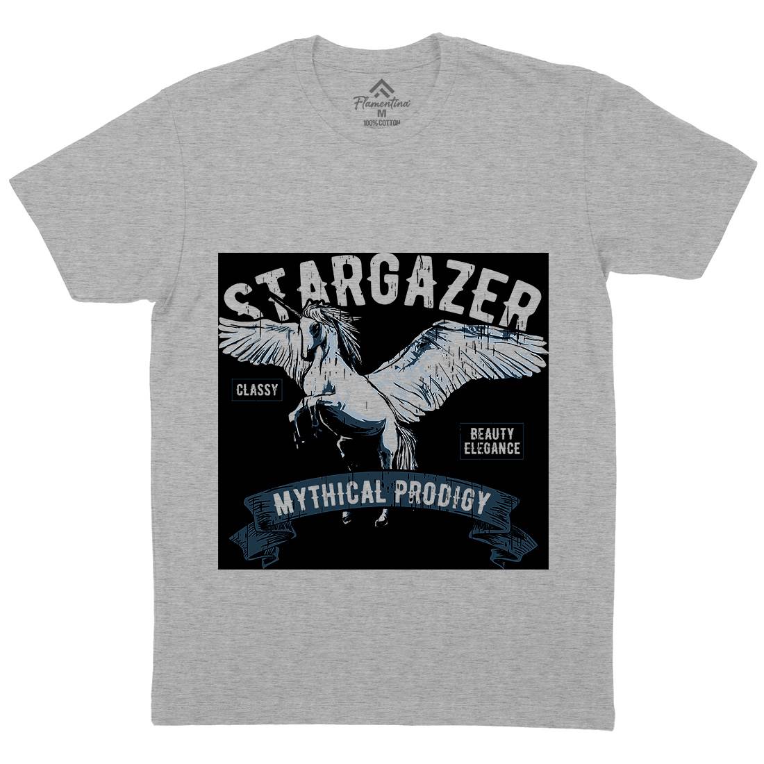 Pegasus Stargazer Mens Crew Neck T-Shirt Animals B750