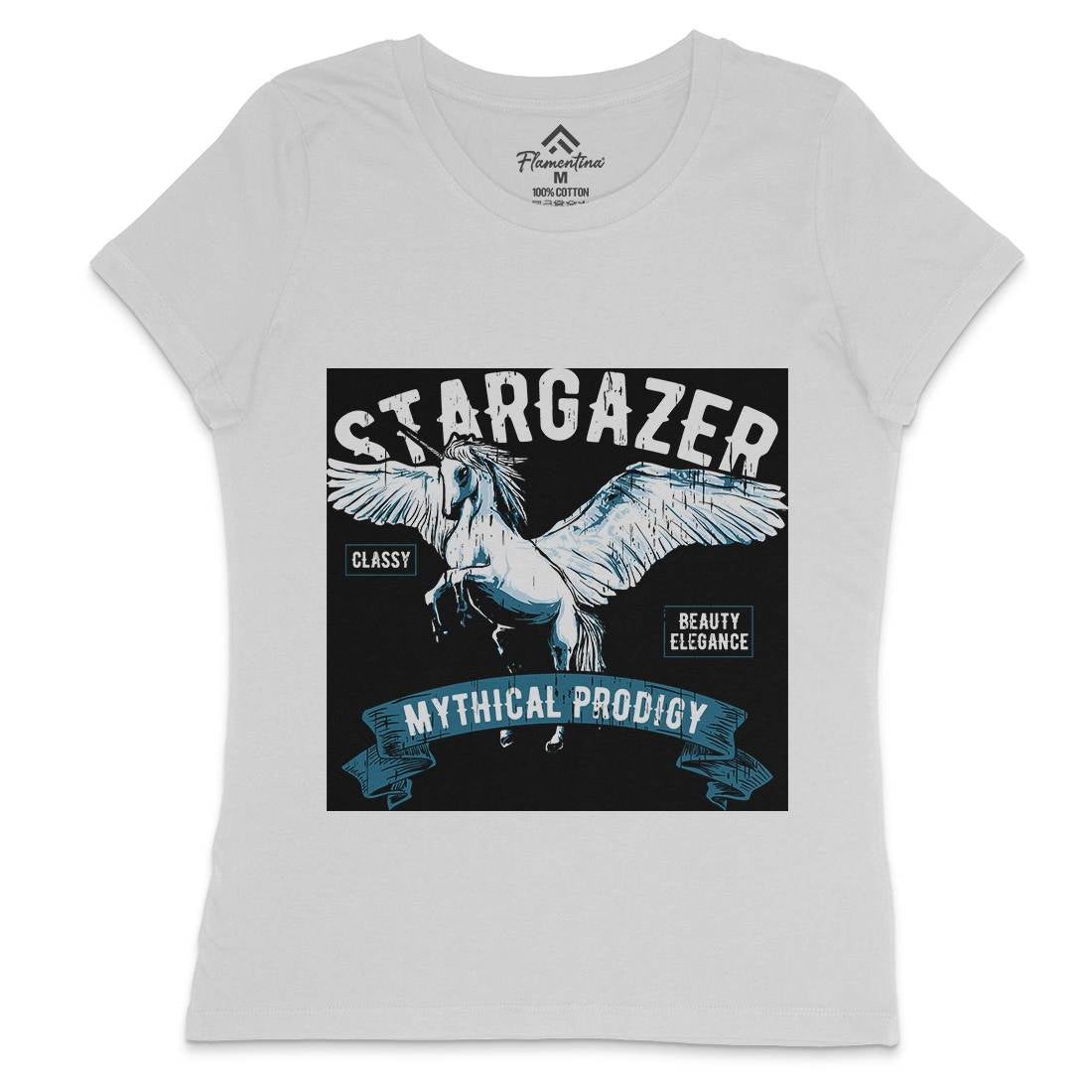 Pegasus Stargazer Womens Crew Neck T-Shirt Animals B750