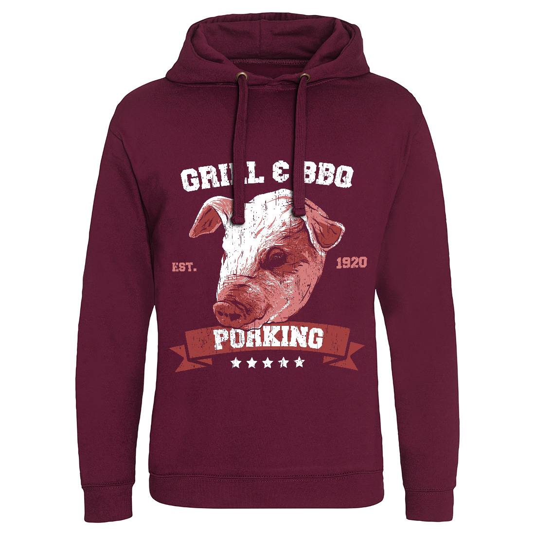 Pork King Mens Hoodie Without Pocket Animals B751