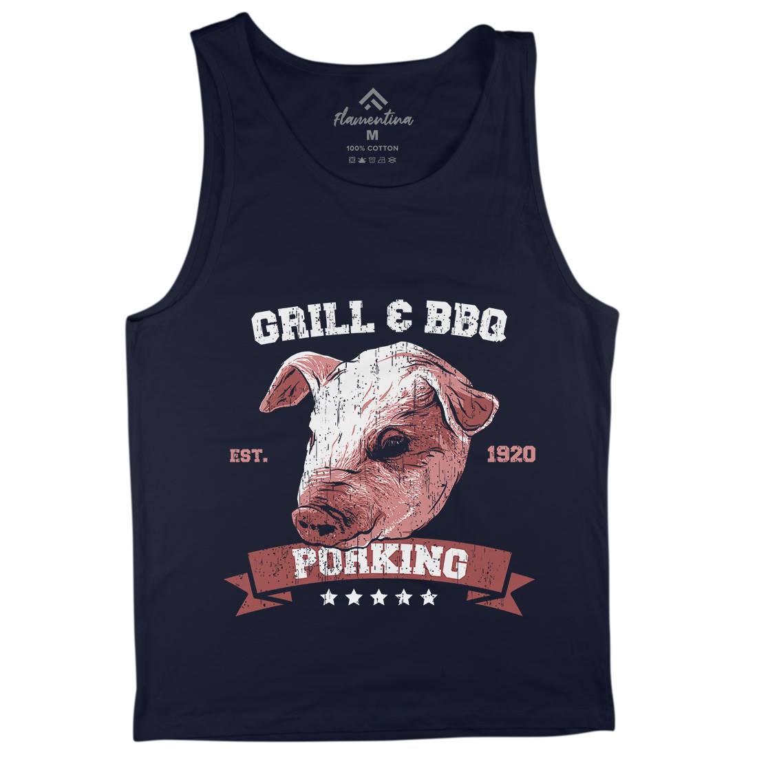 Pork King Mens Tank Top Vest Animals B751
