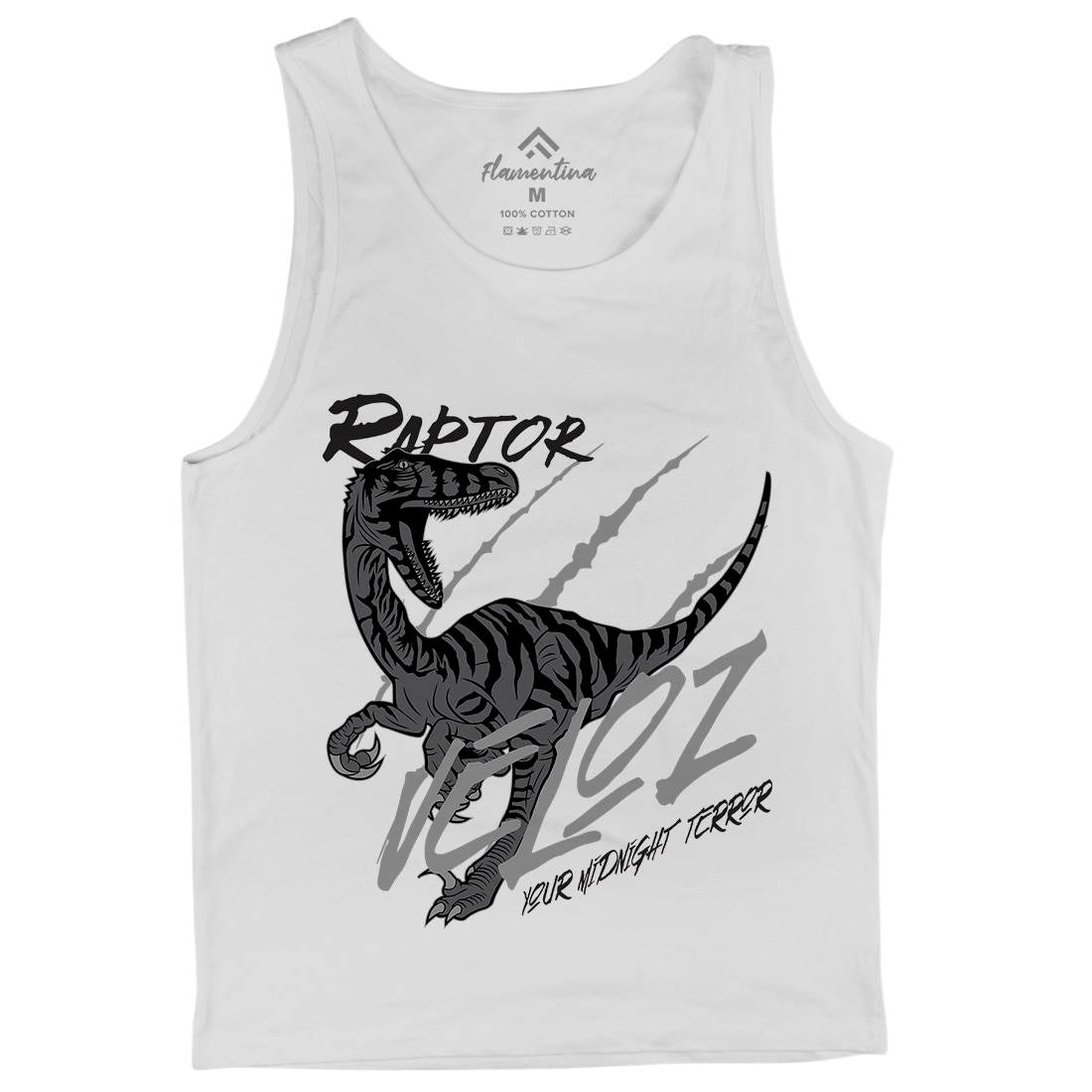 Raptor Terror Mens Tank Top Vest Animals B753