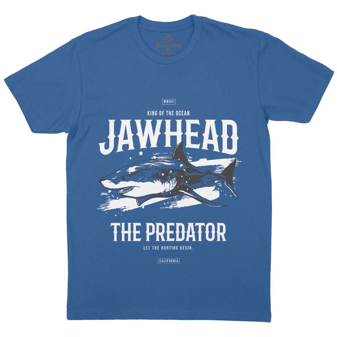 Shark Jawhead Mens Crew Neck T-Shirt Animals B757