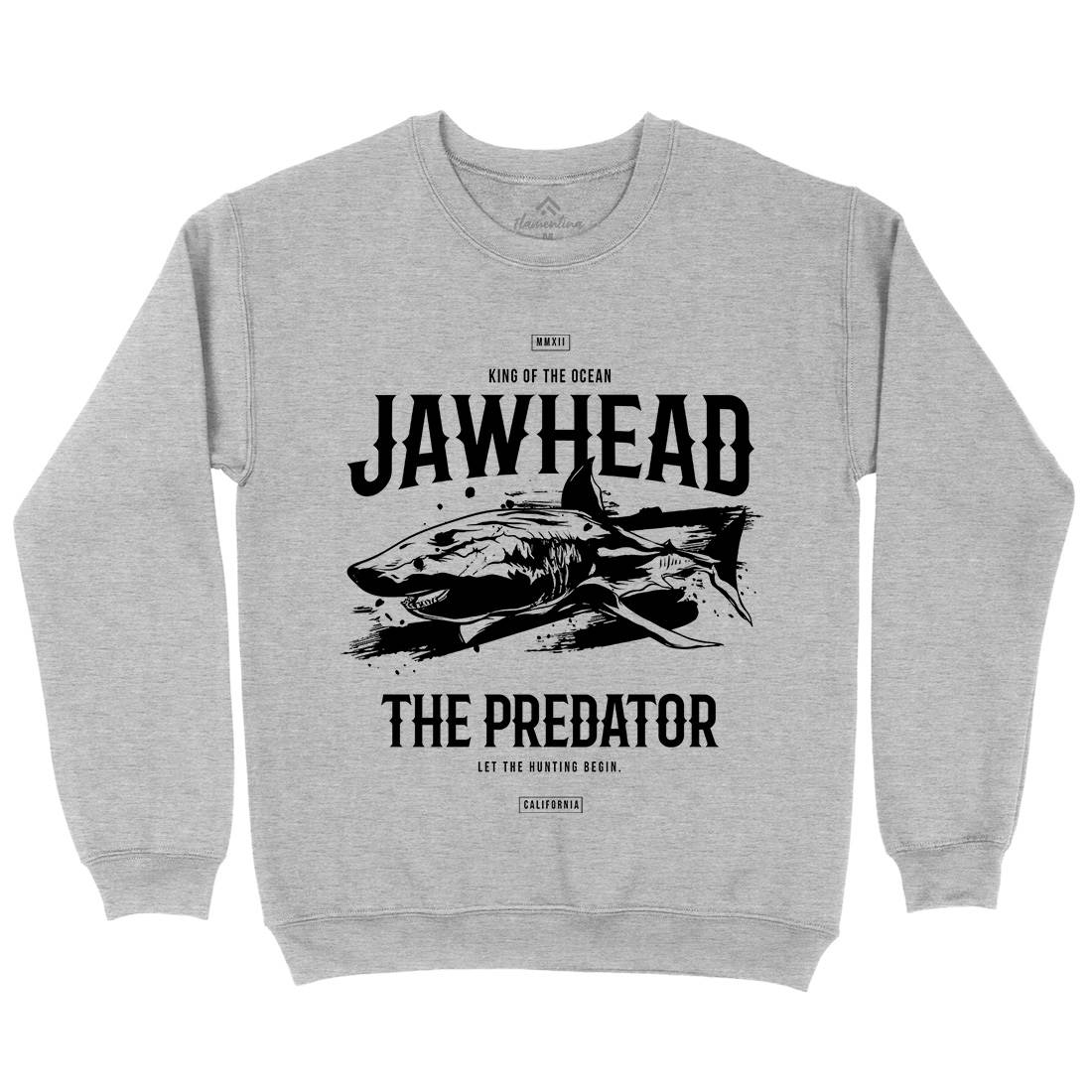 Shark Jawhead Kids Crew Neck Sweatshirt Animals B757