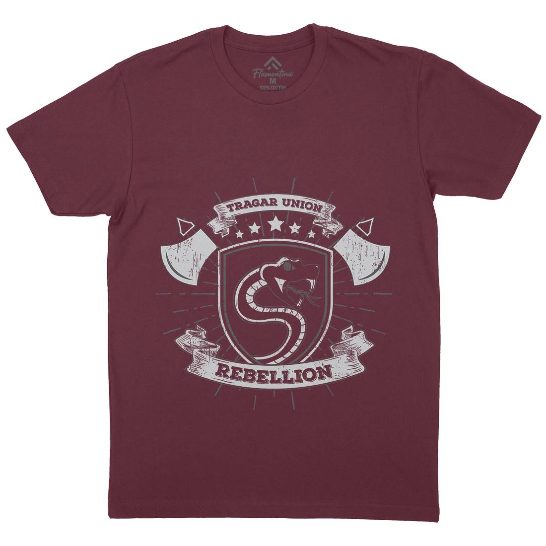 Snake Rebellion Mens Crew Neck T-Shirt Animals B759