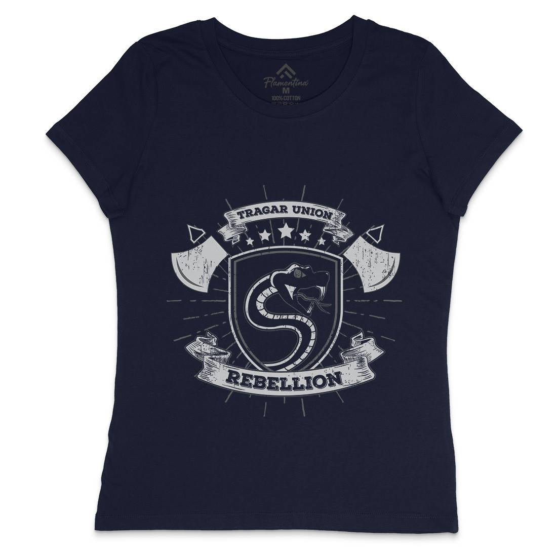 Snake Rebellion Womens Crew Neck T-Shirt Animals B759