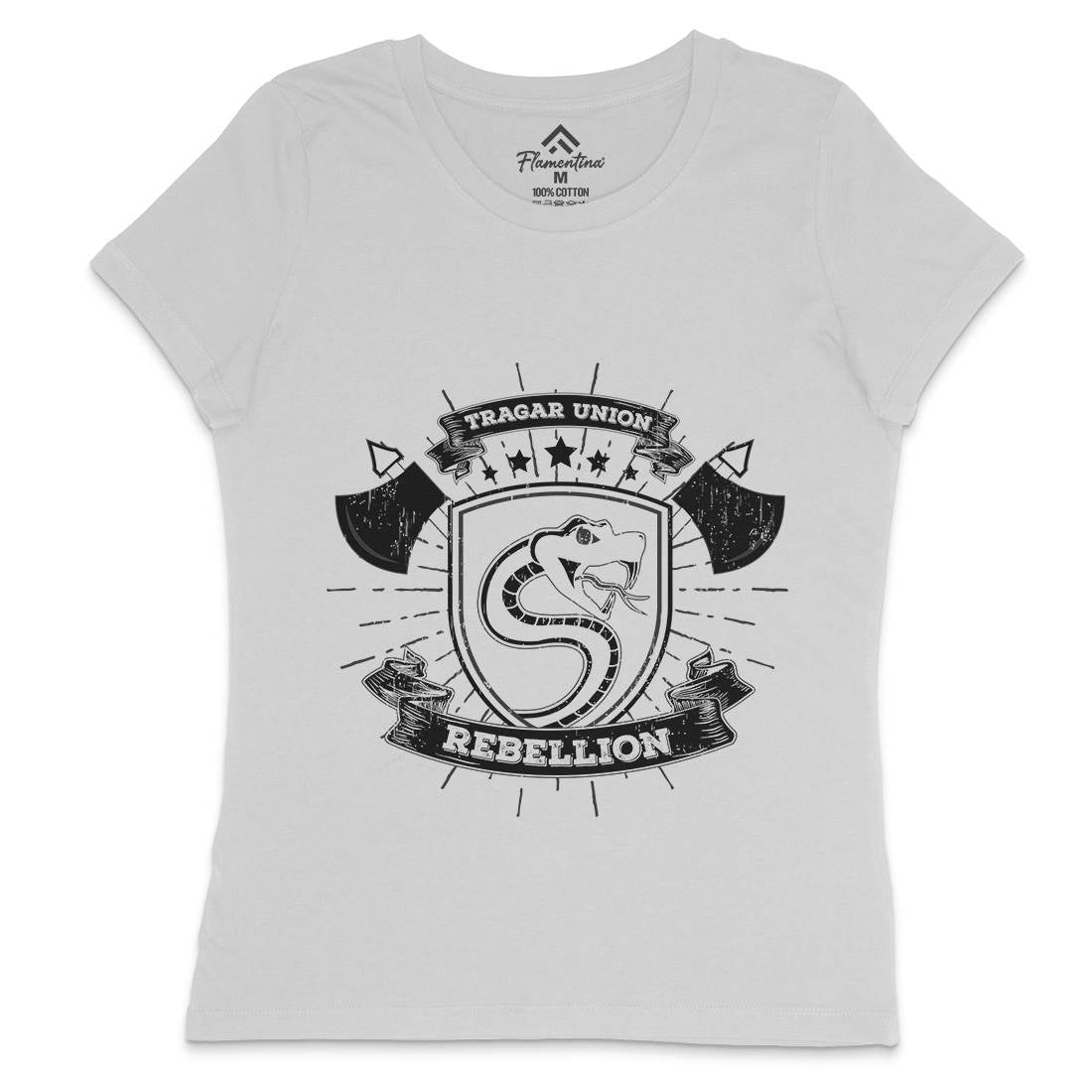 Snake Rebellion Womens Crew Neck T-Shirt Animals B759