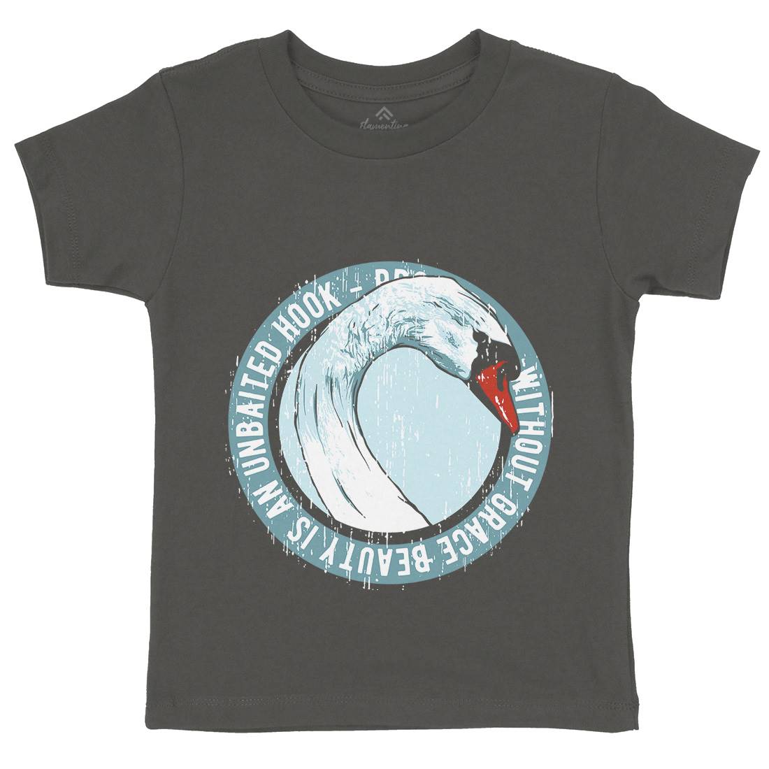 Swan Grace Kids Organic Crew Neck T-Shirt Animals B761
