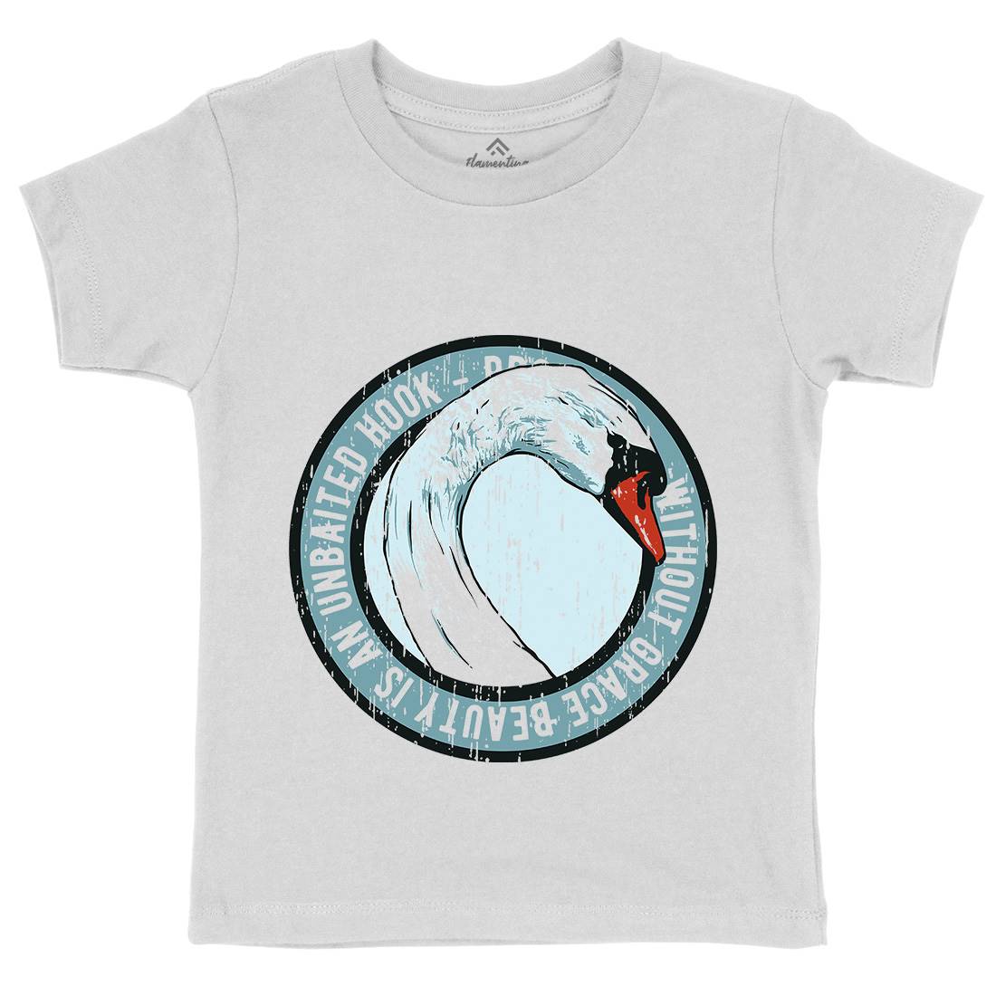 Swan Grace Kids Crew Neck T-Shirt Animals B761