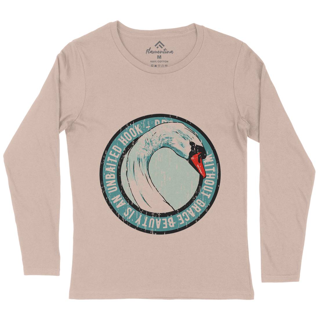 Swan Grace Womens Long Sleeve T-Shirt Animals B761