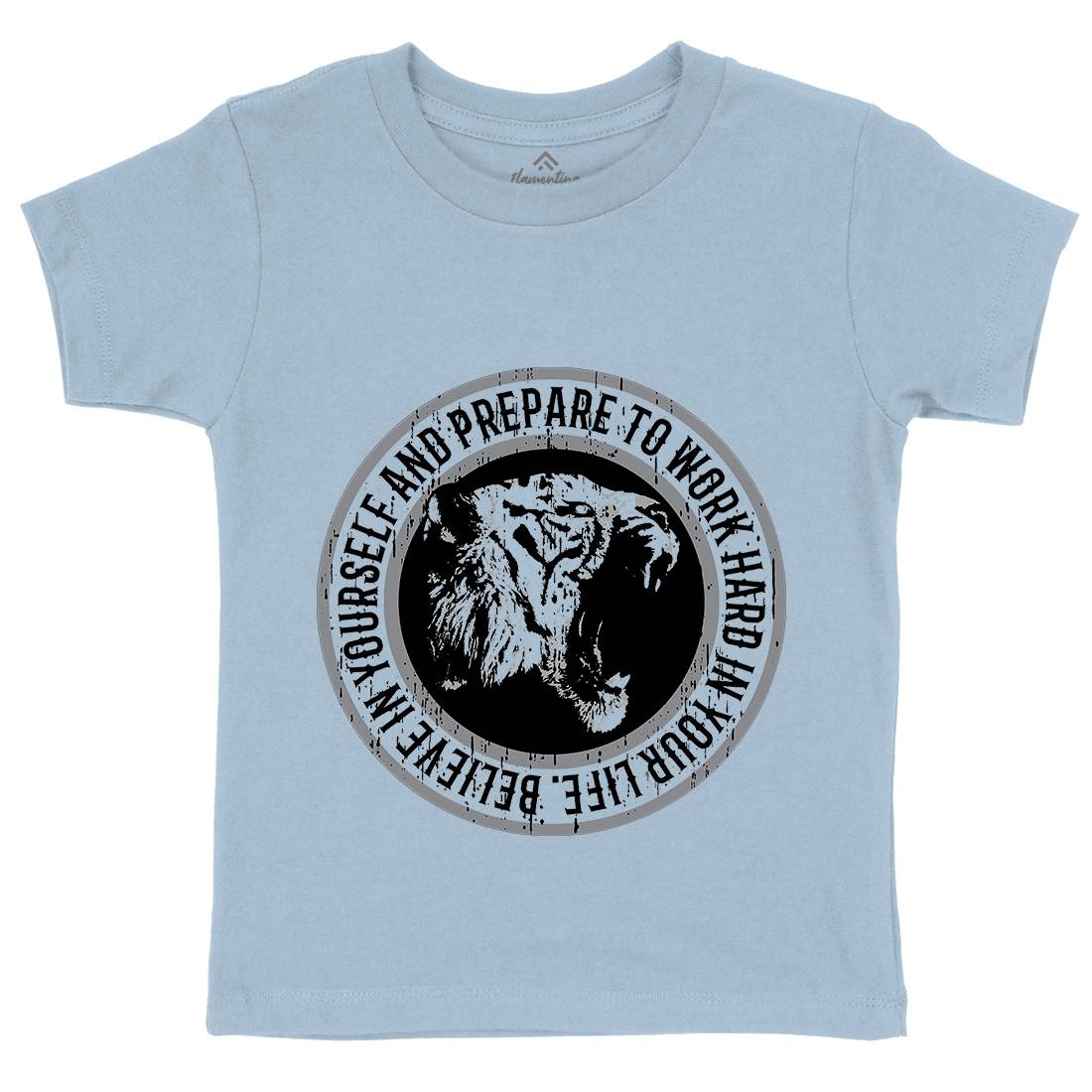 Tiger Hard Kids Organic Crew Neck T-Shirt Animals B767