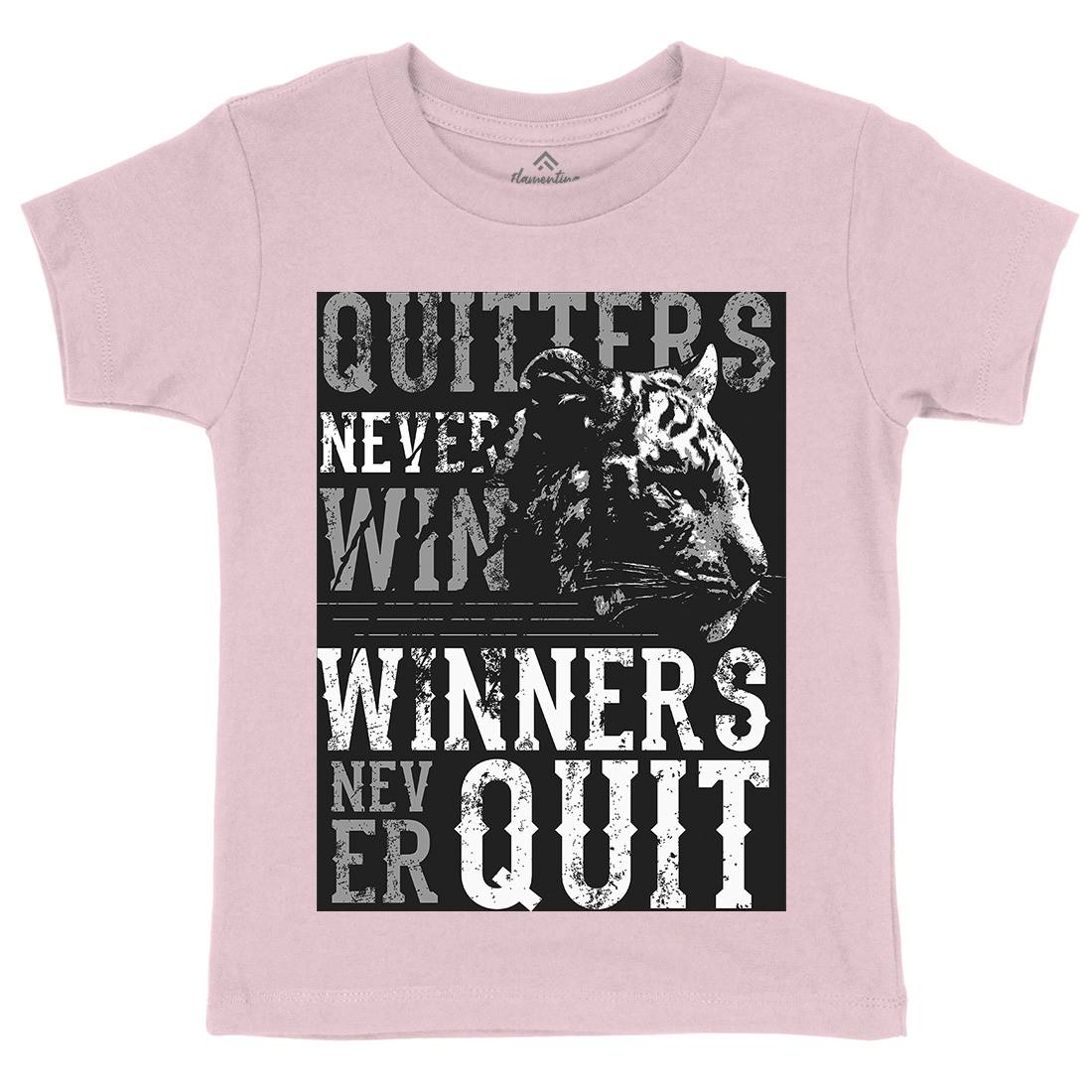 Tiger Quitter Kids Organic Crew Neck T-Shirt Animals B768