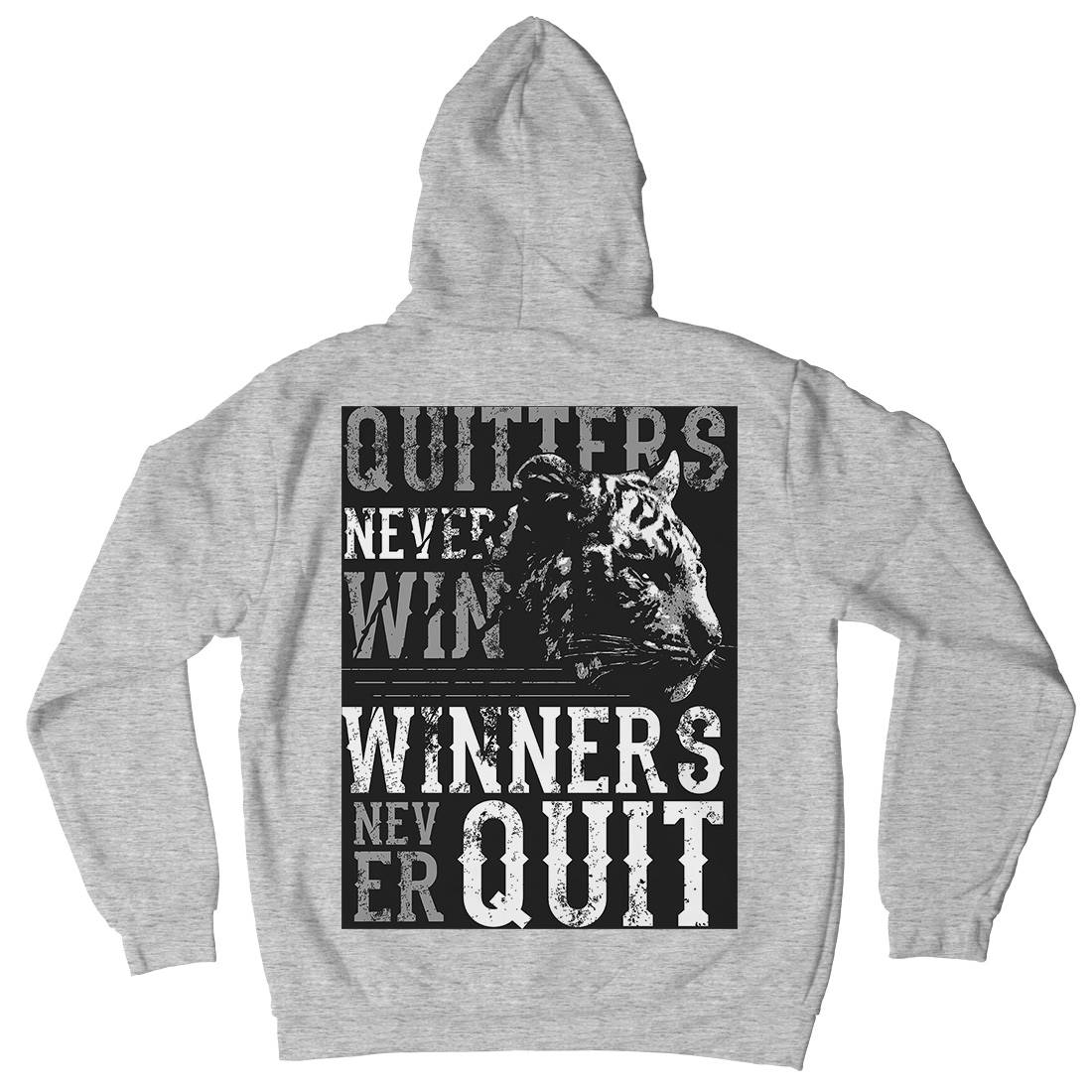 Tiger Quitter Mens Hoodie With Pocket Animals B768