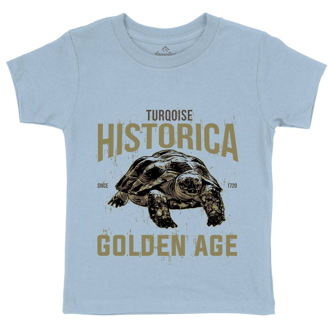 Turtle Age Kids Crew Neck T-Shirt Animals B771