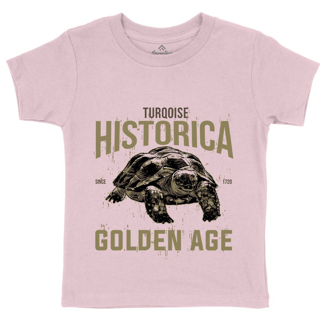 Turtle Age Kids Organic Crew Neck T-Shirt Animals B771