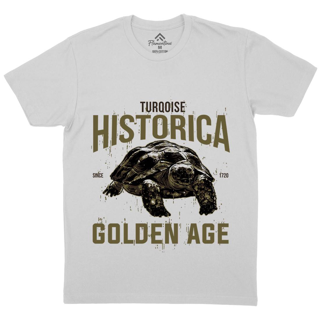 Turtle Age Mens Crew Neck T-Shirt Animals B771