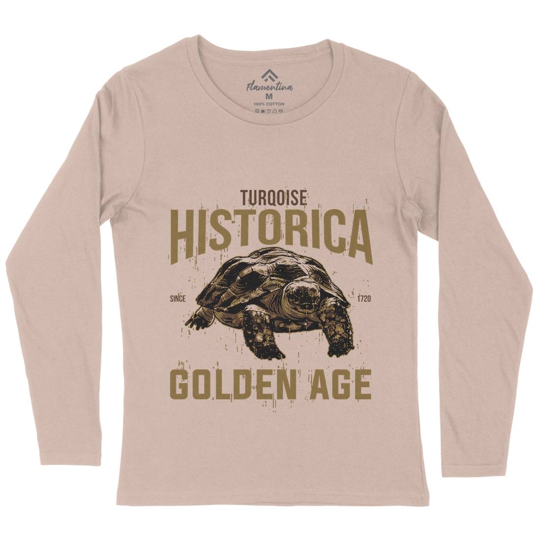 Turtle Age Womens Long Sleeve T-Shirt Animals B771