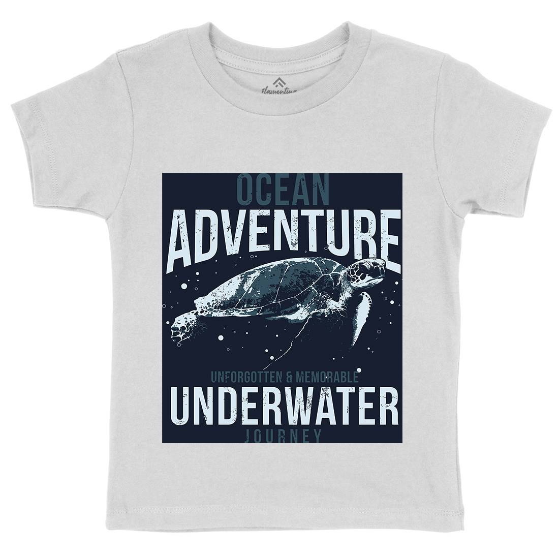 Turtle Journey Kids Organic Crew Neck T-Shirt Animals B772