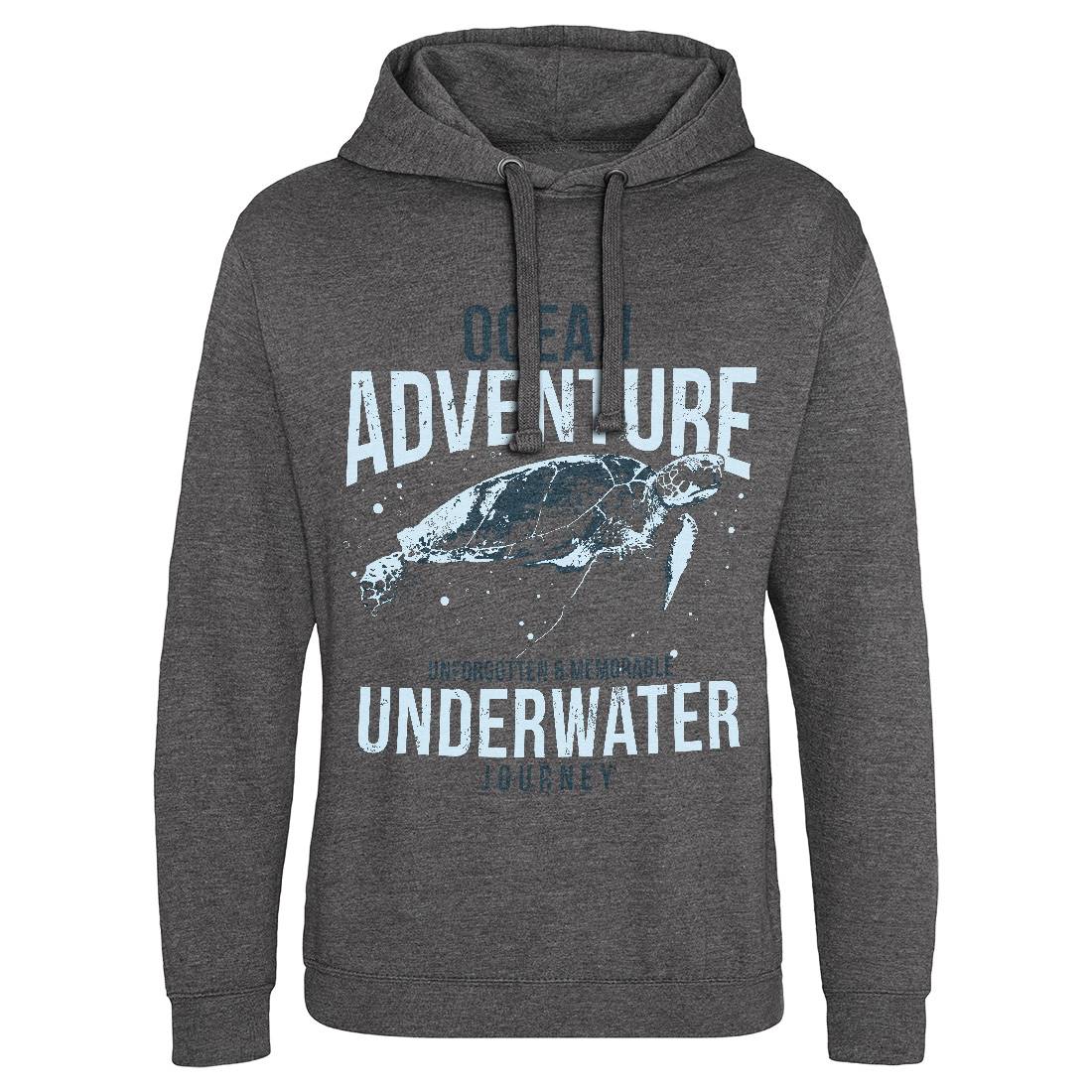 Turtle Journey Mens Hoodie Without Pocket Animals B772