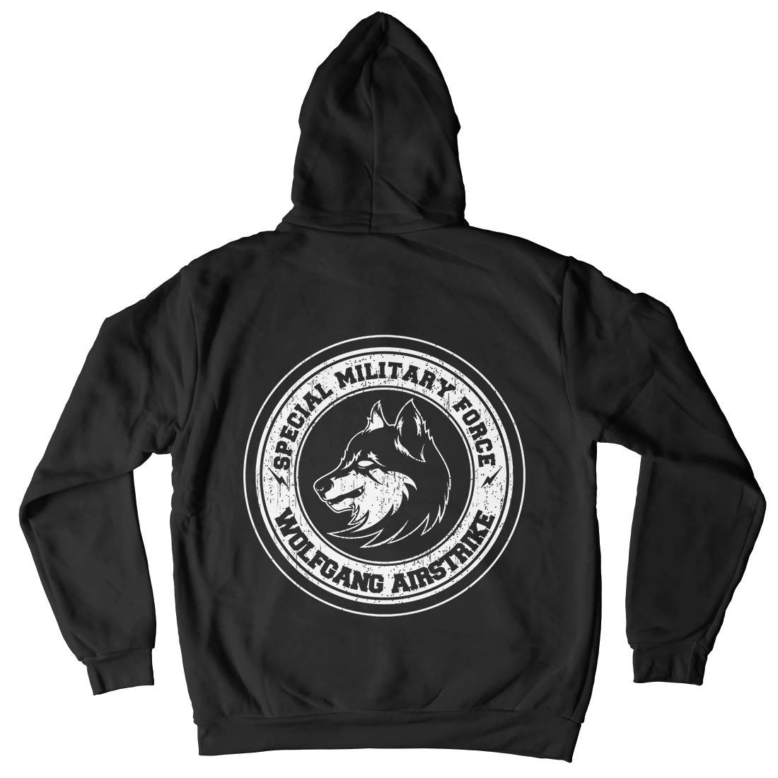 Wolf Mens Hoodie With Pocket Animals B774