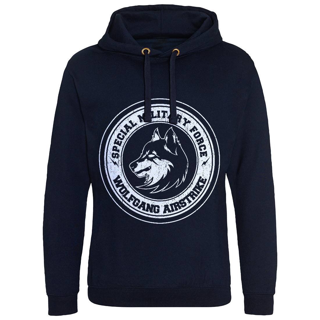 Wolf Mens Hoodie Without Pocket Animals B774