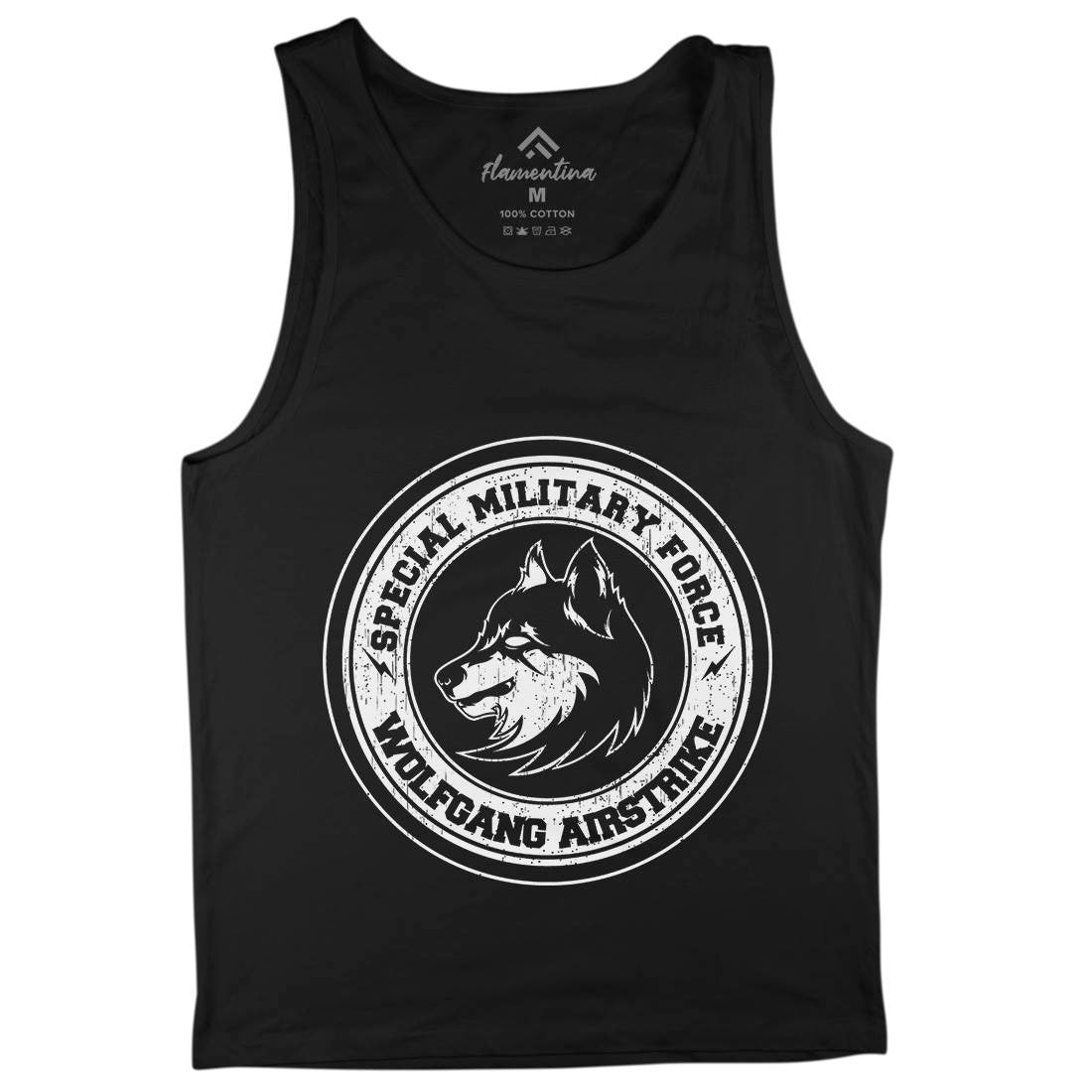 Wolf Mens Tank Top Vest Animals B774