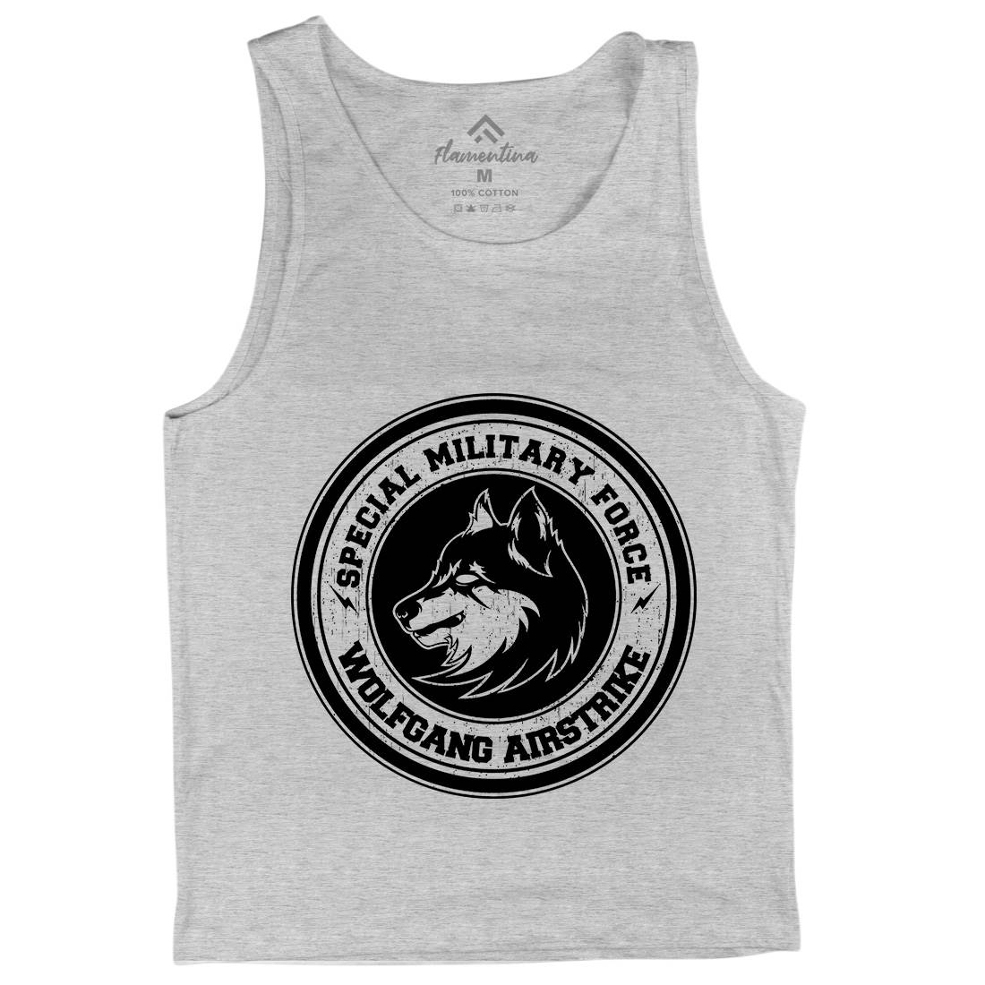 Wolf Mens Tank Top Vest Animals B774