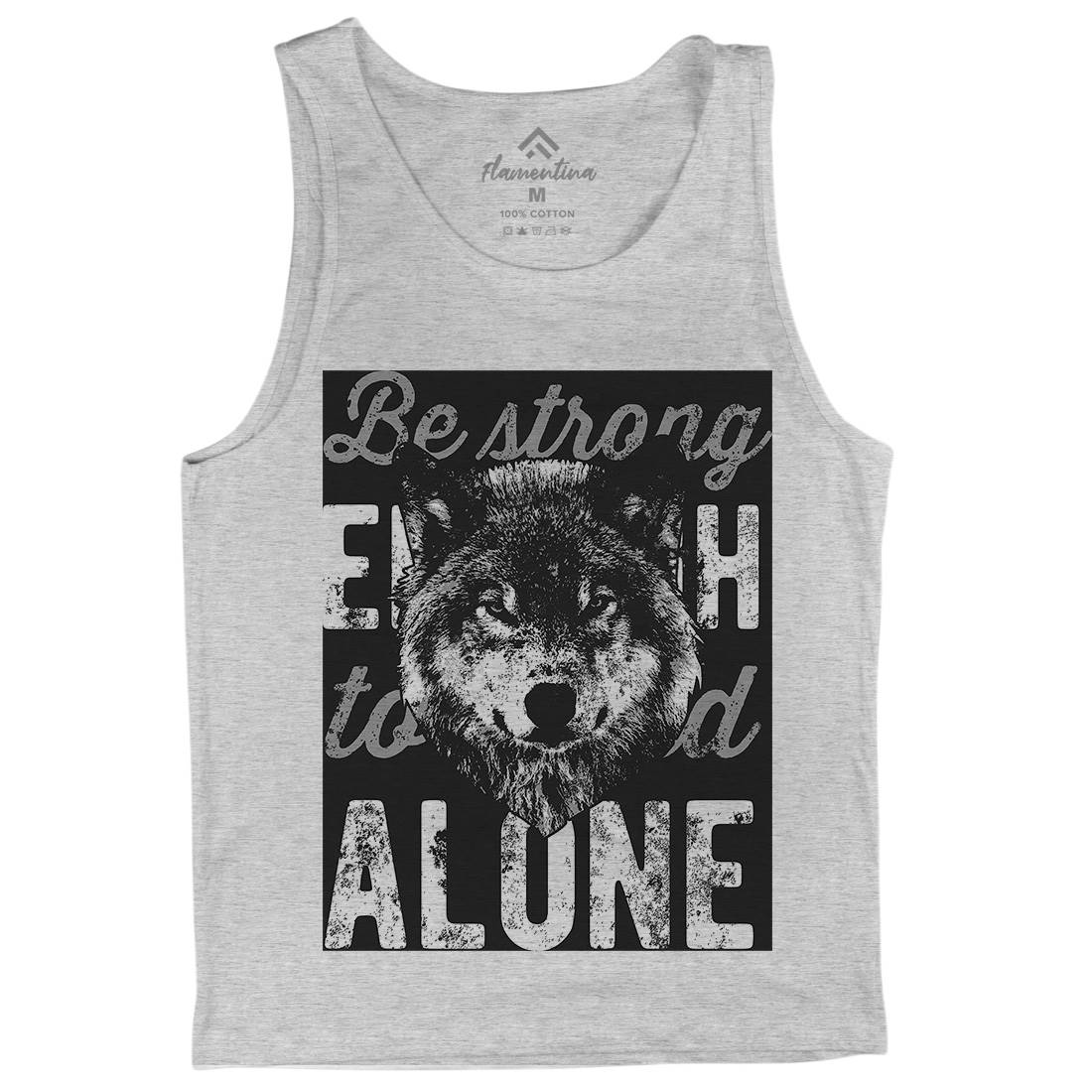 Wolf Alone Mens Tank Top Vest Animals B775