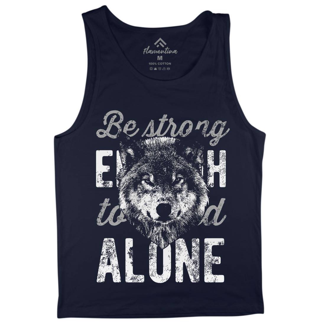 Wolf Alone Mens Tank Top Vest Animals B775