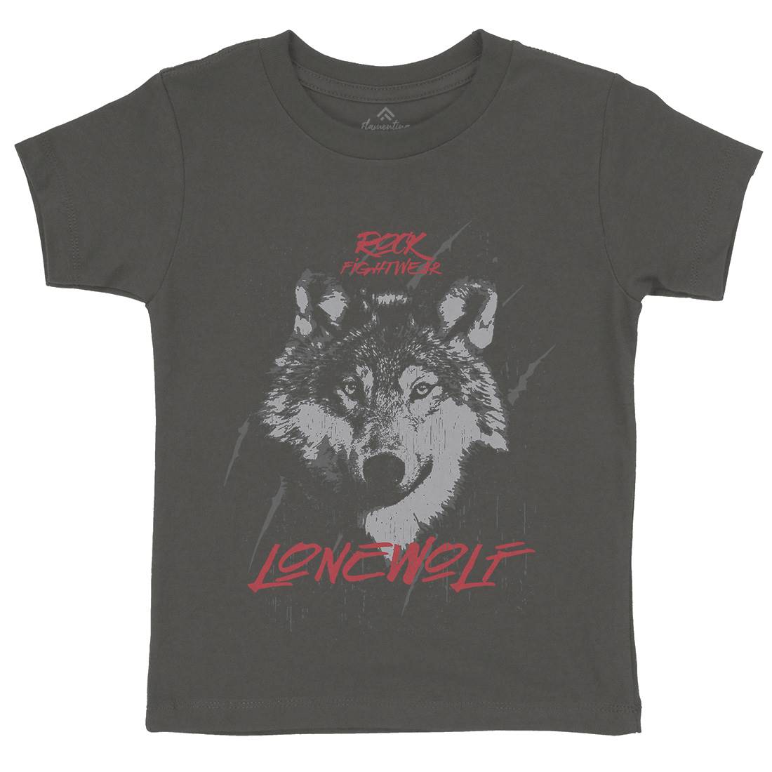 Wolf Fightwear Kids Crew Neck T-Shirt Animals B776