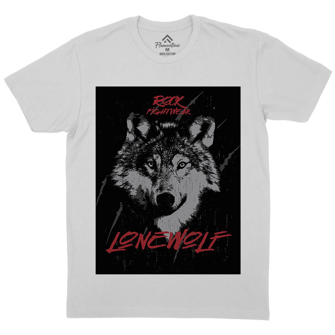 Wolf Fightwear Mens Crew Neck T-Shirt Animals B776