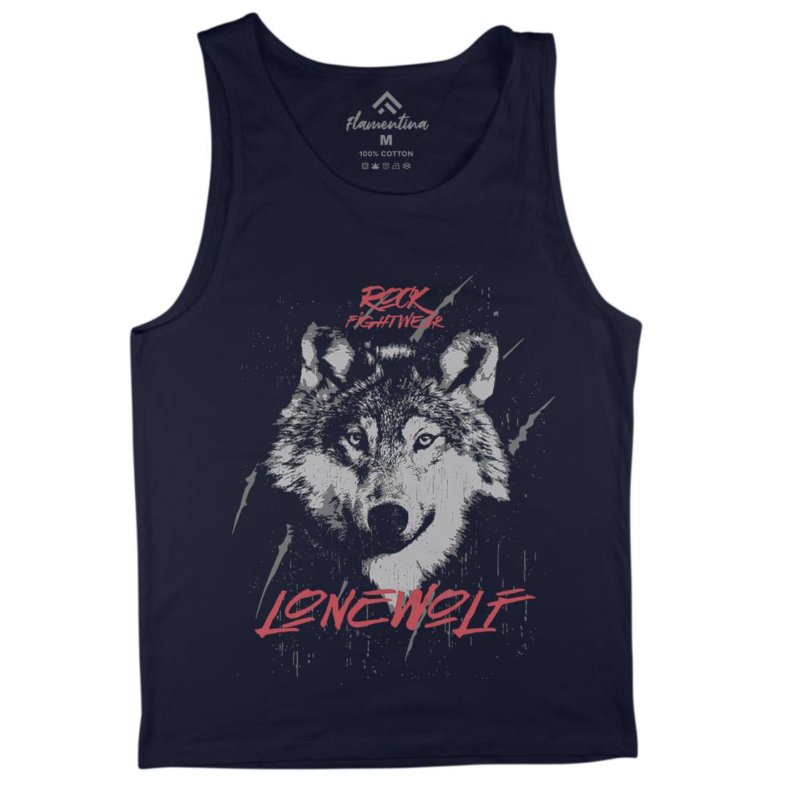 Wolf Fightwear Mens Tank Top Vest Animals B776