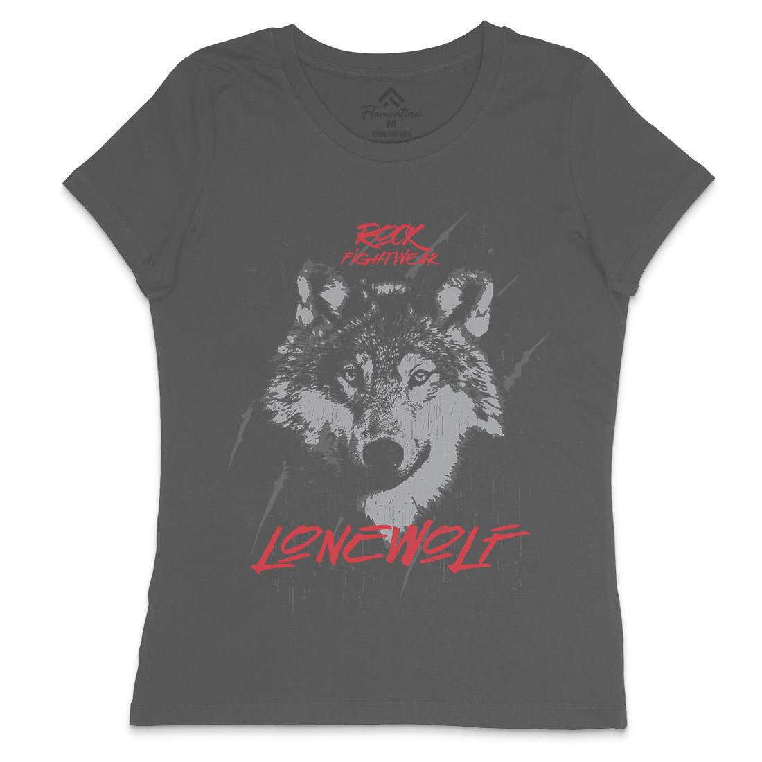 Wolf Fightwear Womens Crew Neck T-Shirt Animals B776