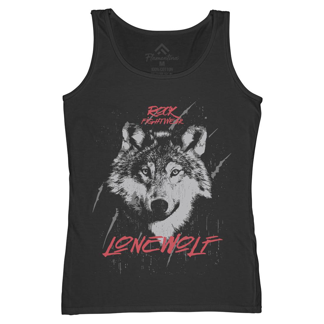 Wolf Fightwear Womens Organic Tank Top Vest Animals B776