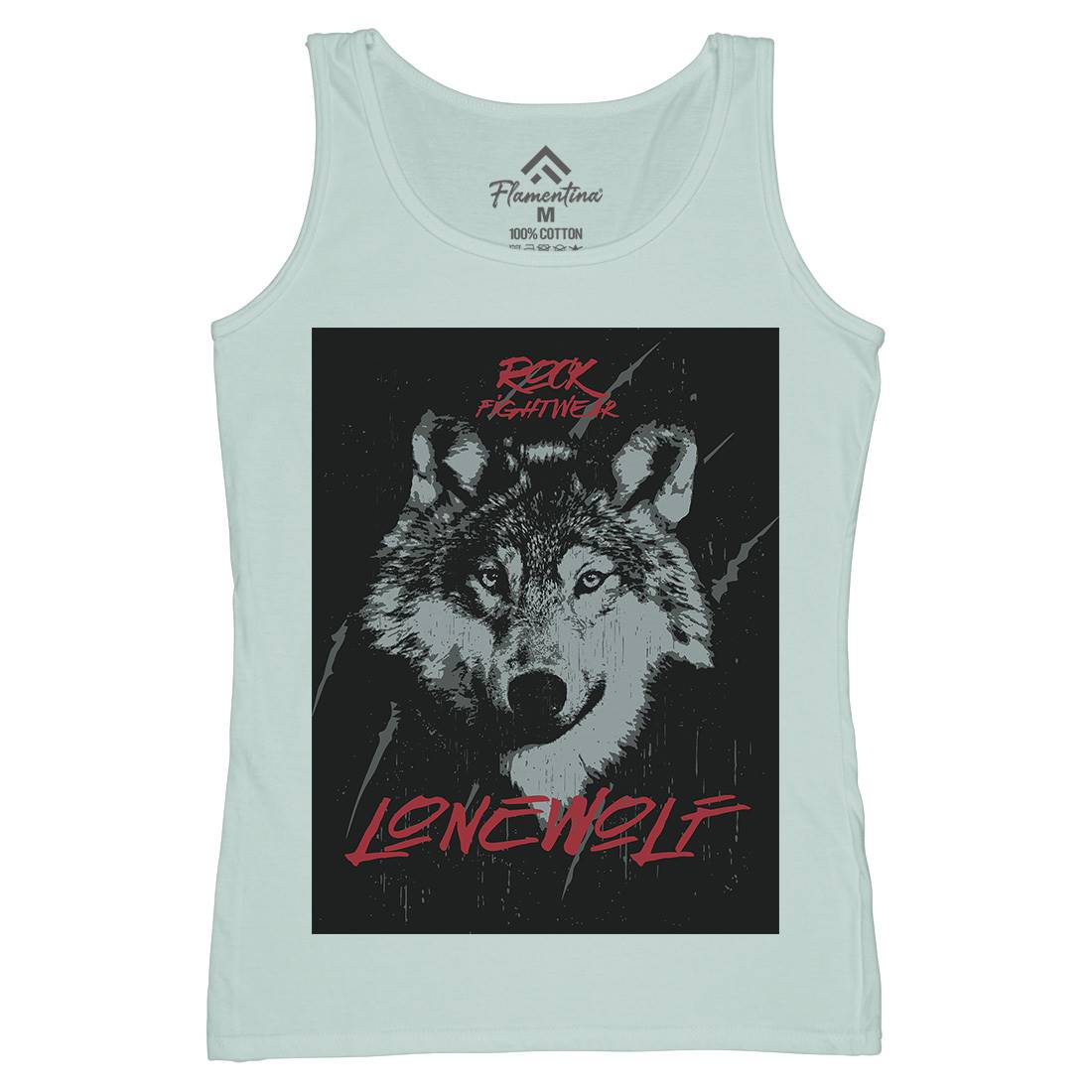 Wolf Fightwear Womens Organic Tank Top Vest Animals B776