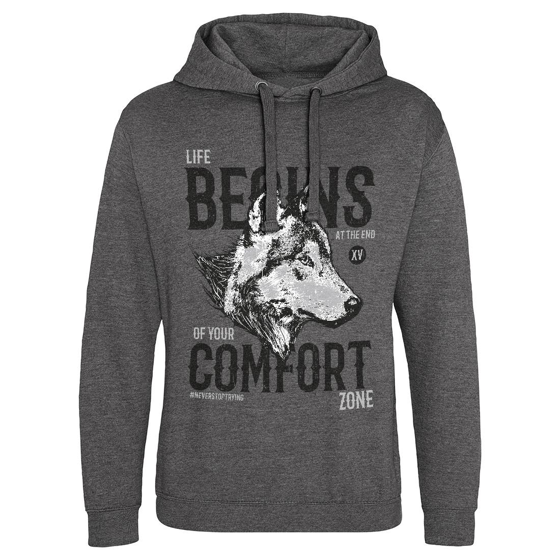 Wolf Life Mens Hoodie Without Pocket Animals B777
