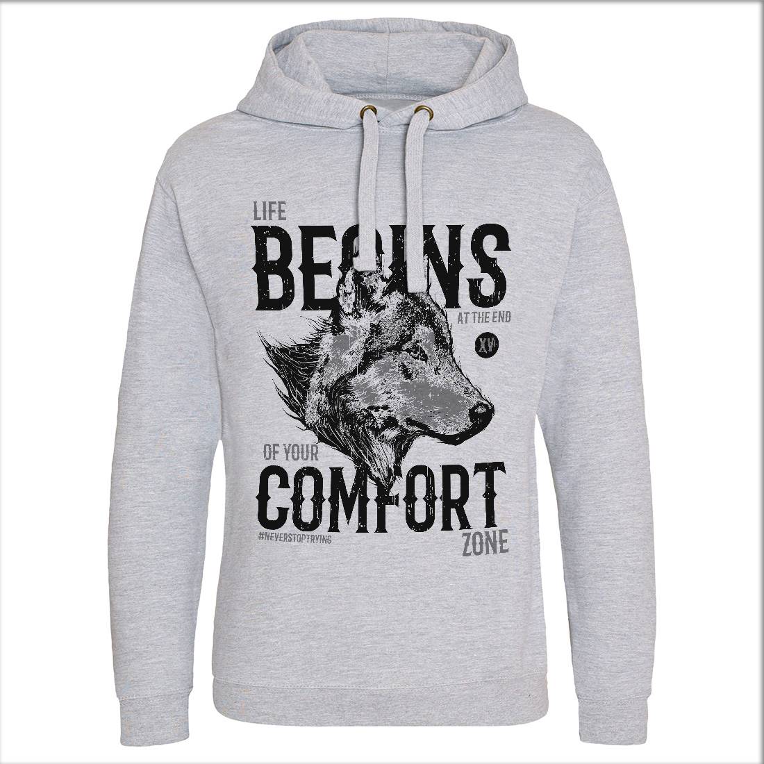 Wolf Life Mens Hoodie Without Pocket Animals B777