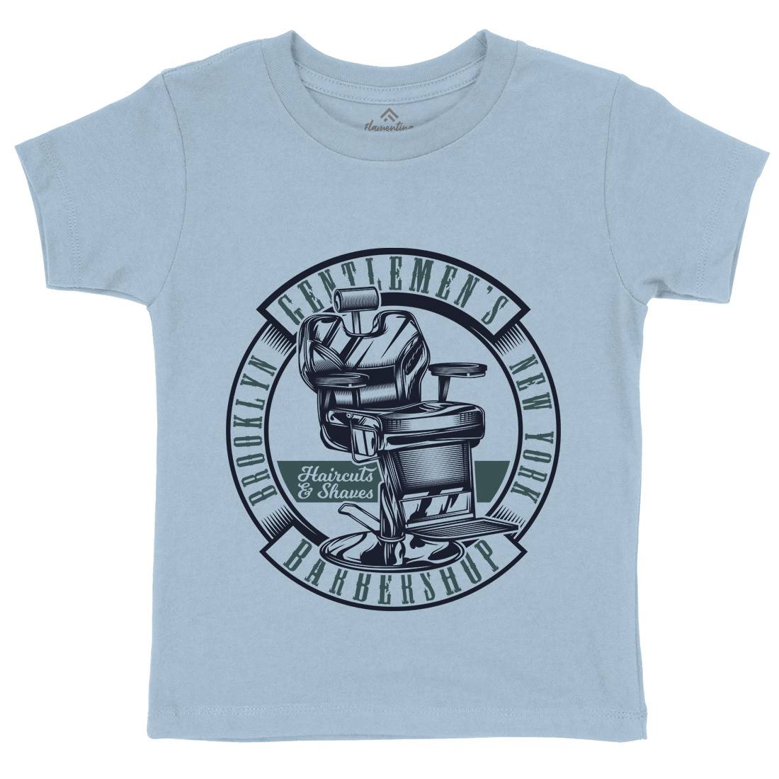 Barbershop Kids Organic Crew Neck T-Shirt Barber B780